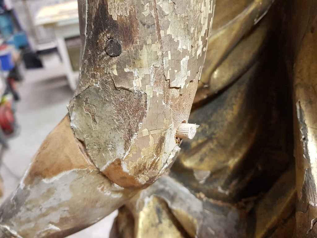 Notre-Dame de Paris — Statue polychrome — photo 4