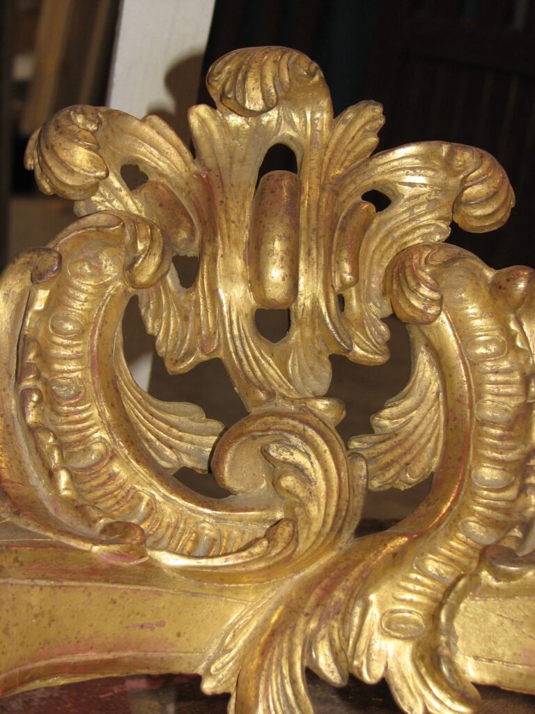 Rambouillet — Console dorée — photo 4